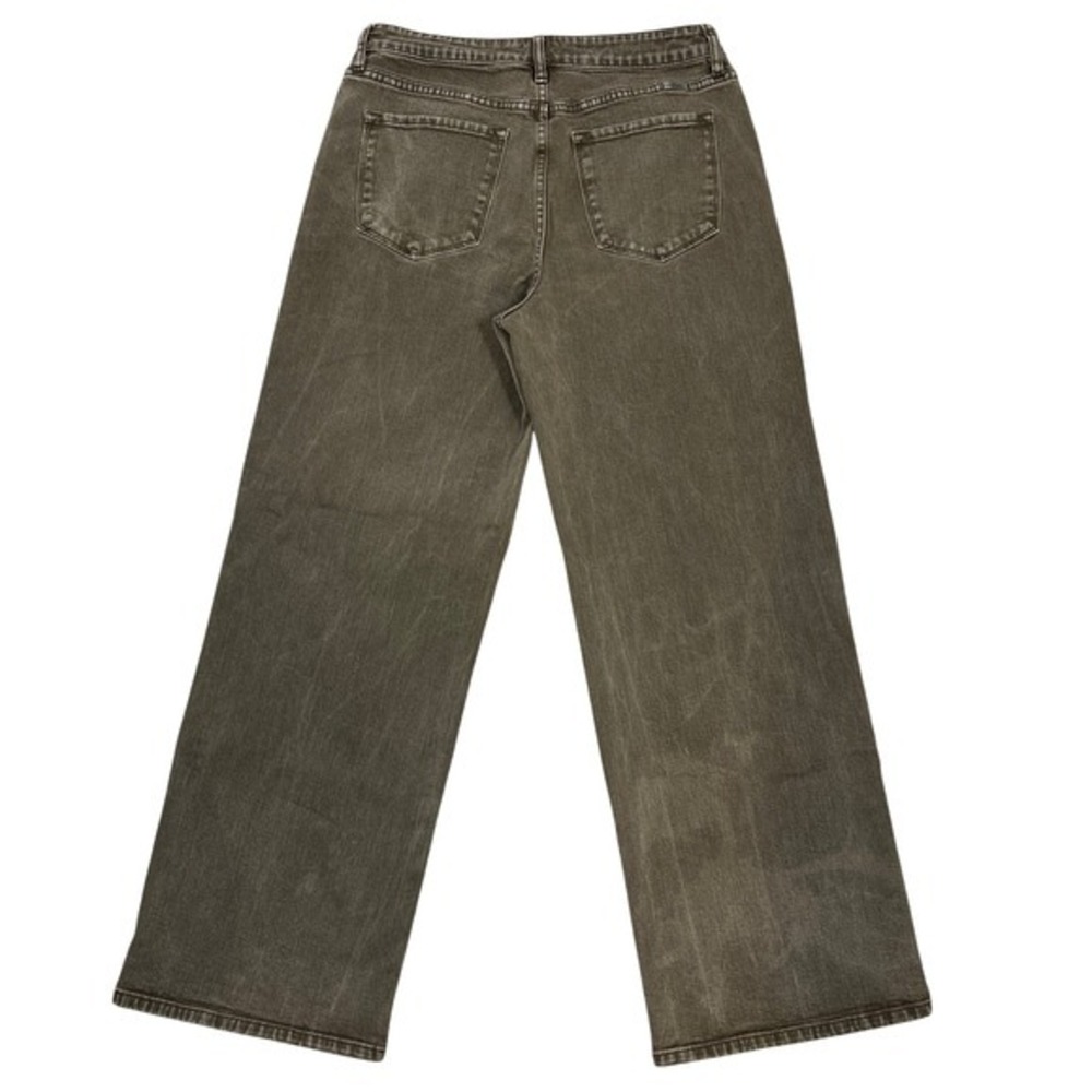 Kancan High-Rise Wide Leg Jeans 29" Brown Stretch Denim Retro 90s Boho Shreya - Picture 3 of 13